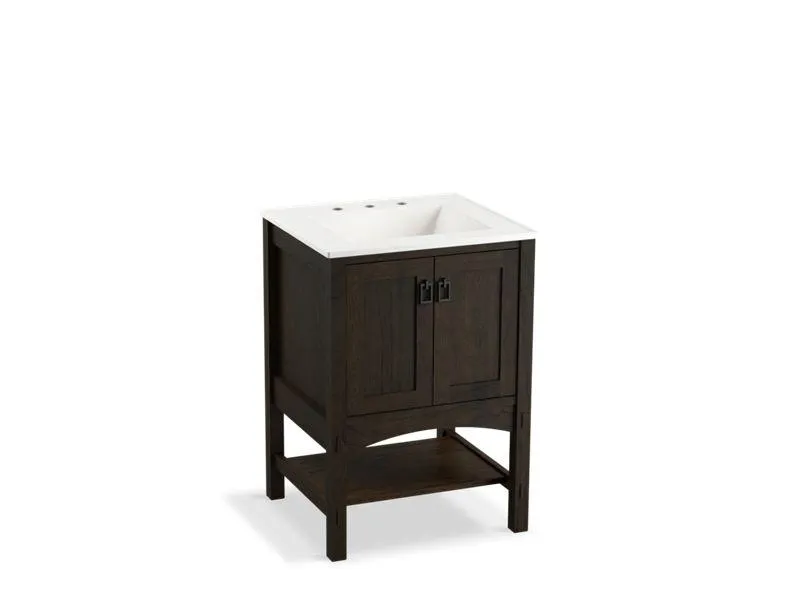 KOHLER K-99552-1WA Marabou 24" bathroom vanity cabinet with 2 doors