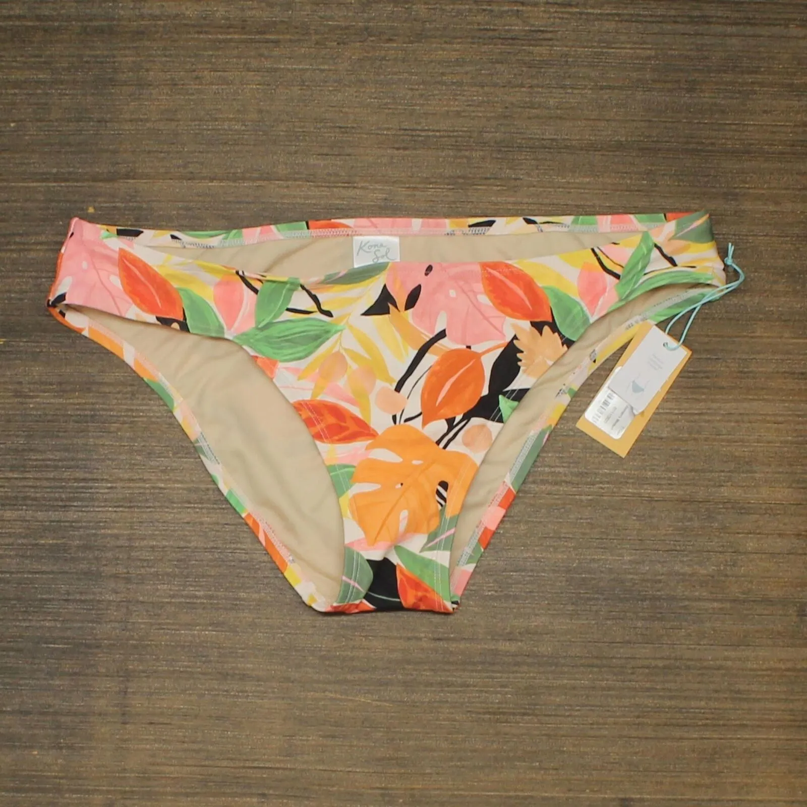 Kona Sol Women's Medium Coverage Hipster Bikini Bottom
