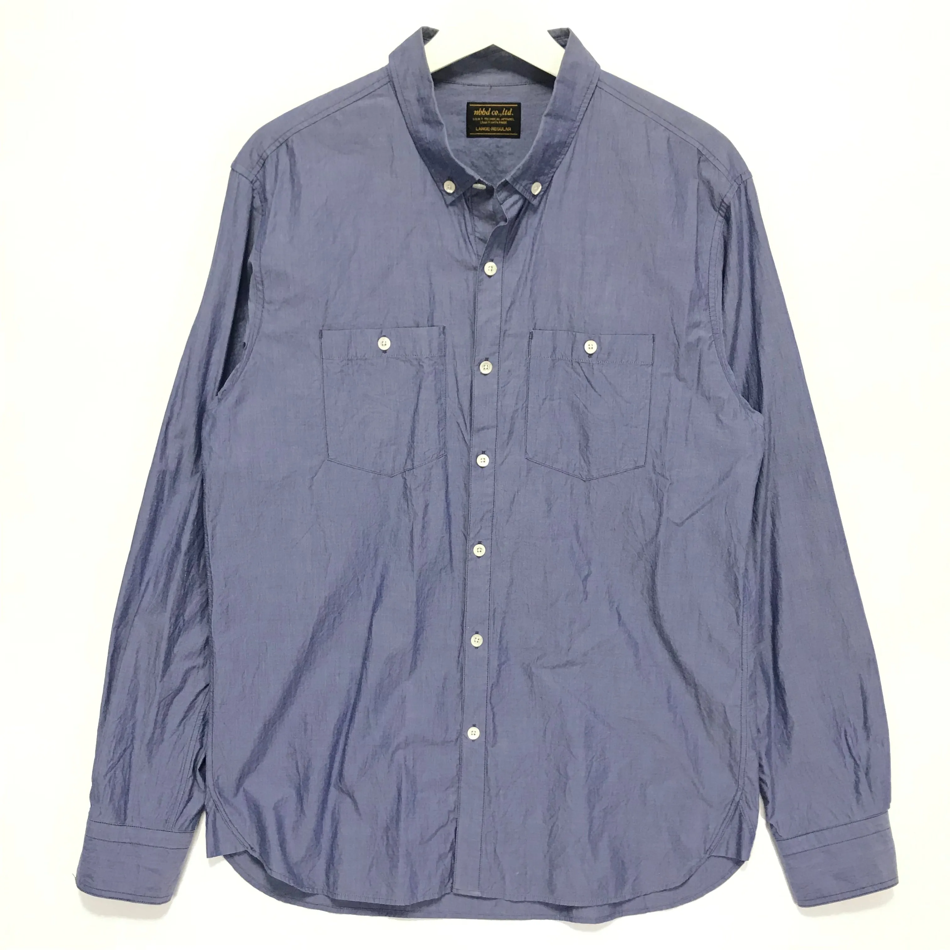 [L] Neighborhood 13AW Classic C-Shirt Blue