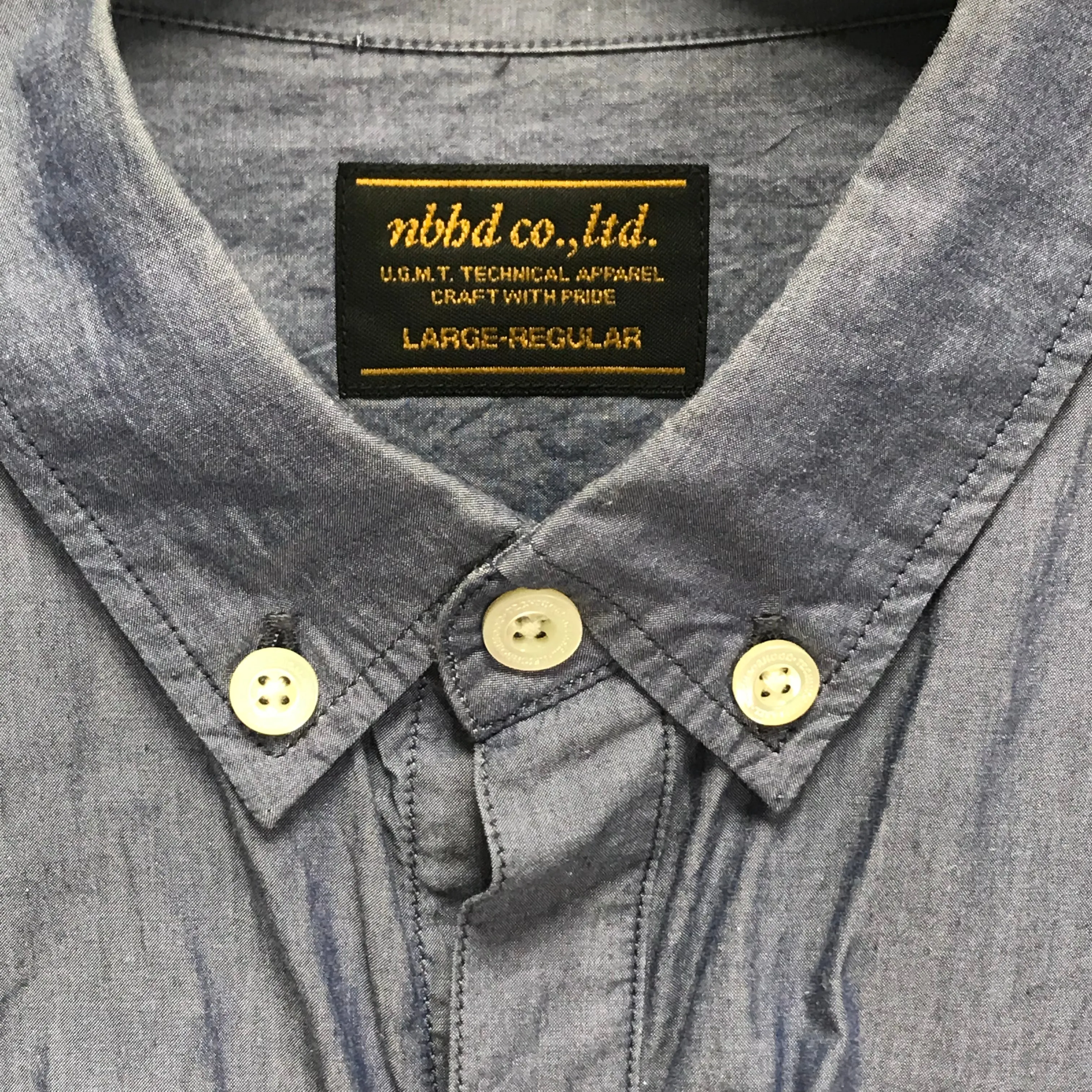 [L] Neighborhood 13AW Classic C-Shirt Blue