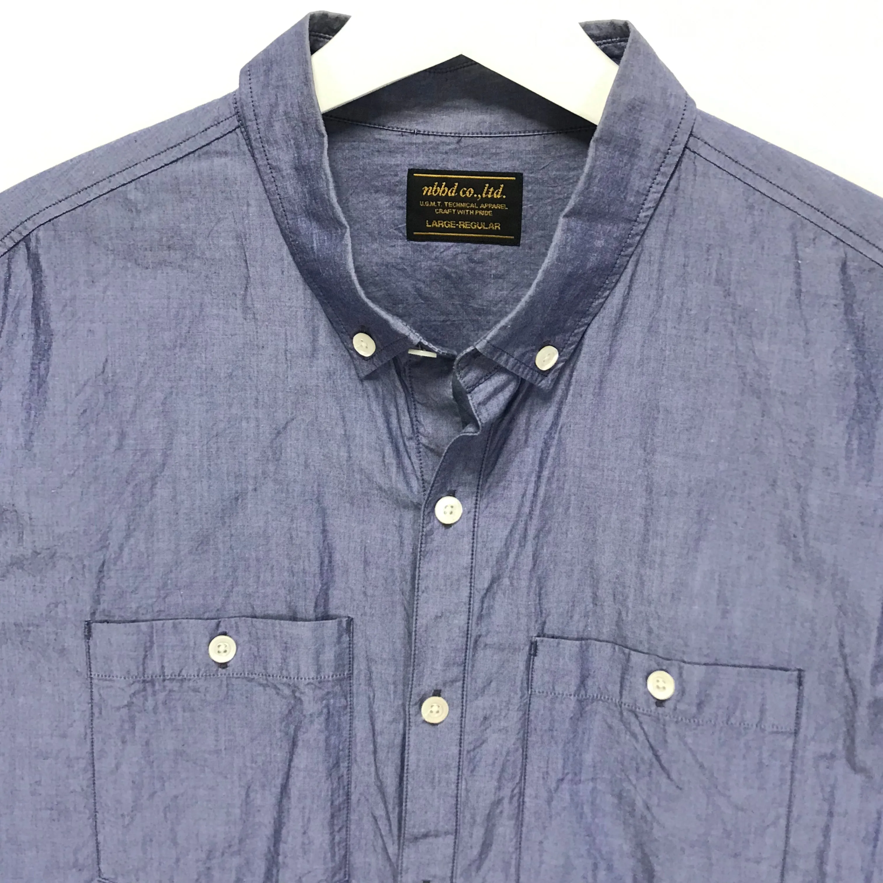 [L] Neighborhood 13AW Classic C-Shirt Blue