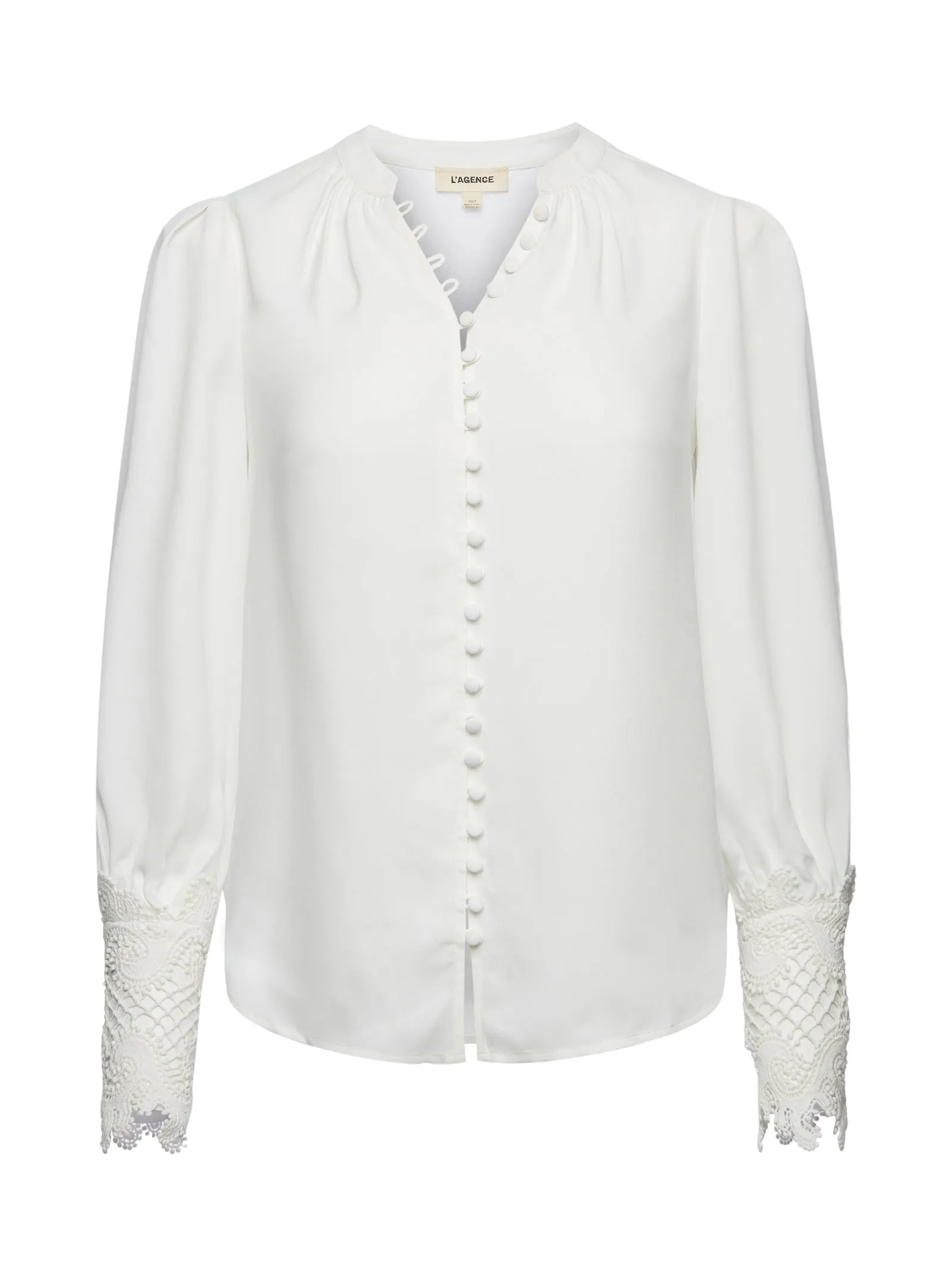 Lagence Ava Lace Cuff Blouse