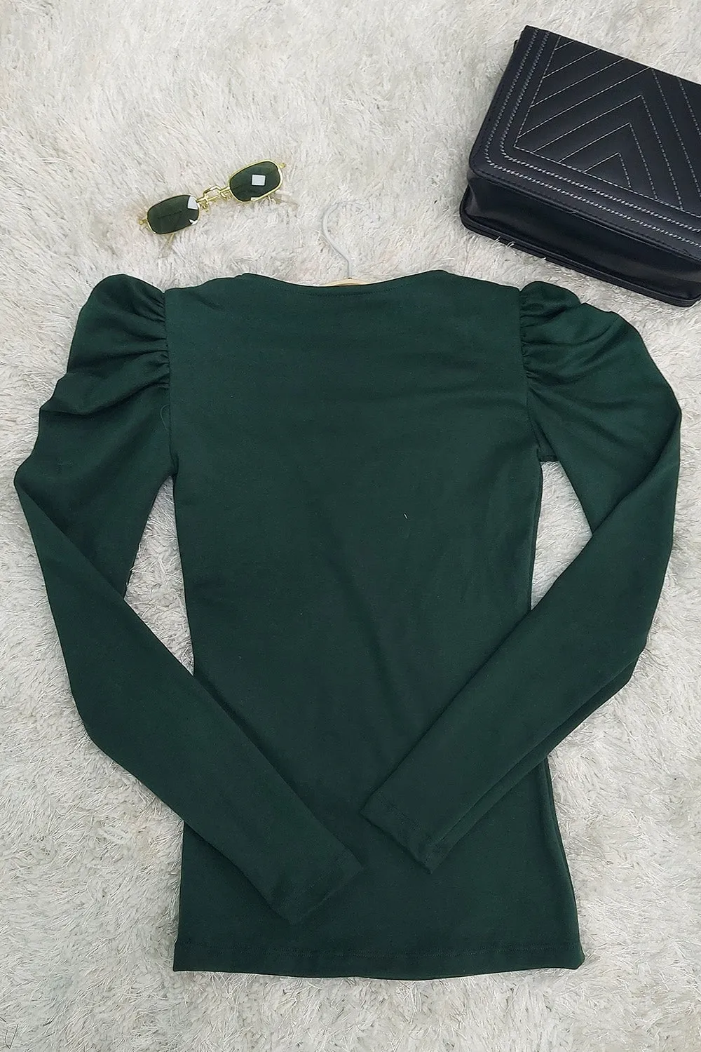 Leg Off Green Top