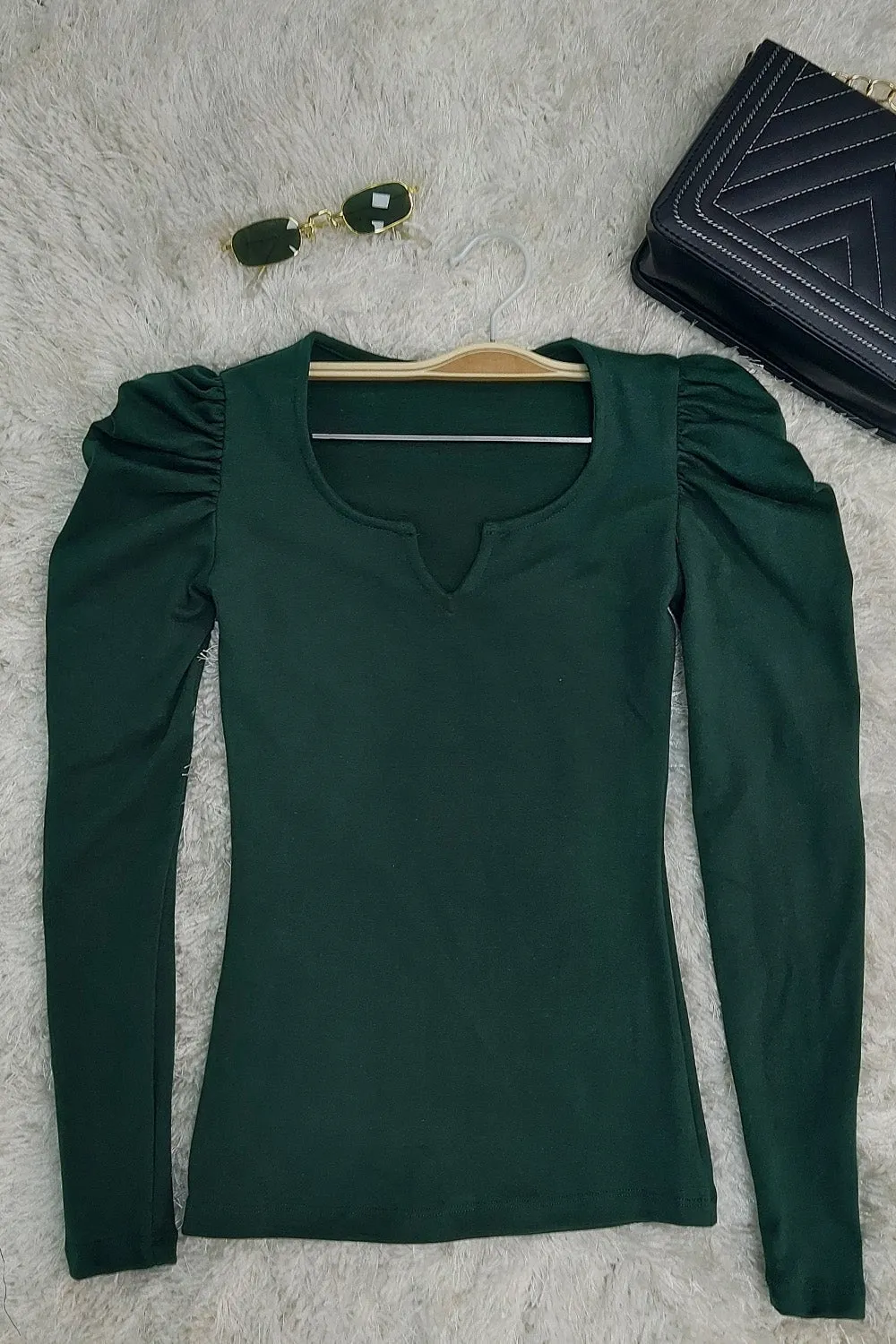 Leg Off Green Top