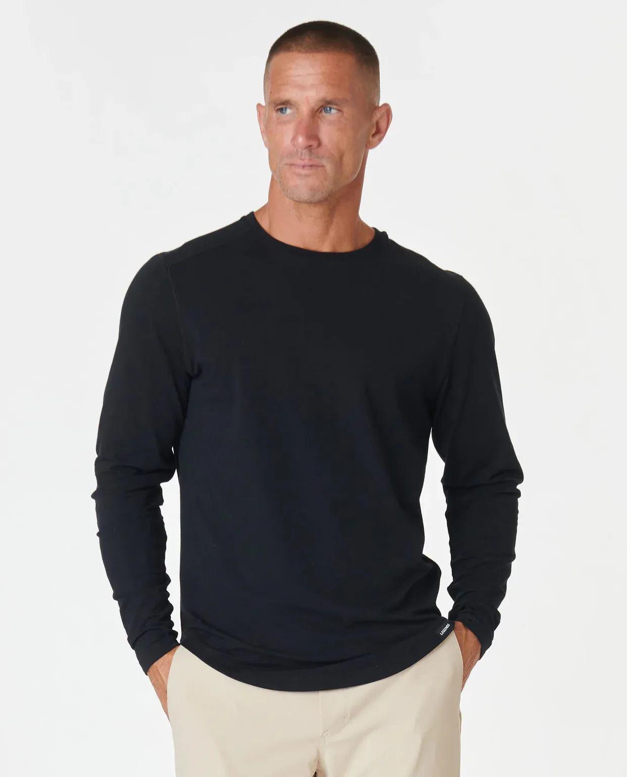 Legends Aviation Tee Curved Hem Long Sleeve