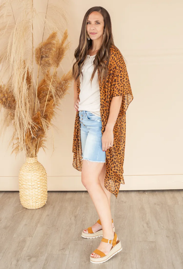 Leopard Kimono