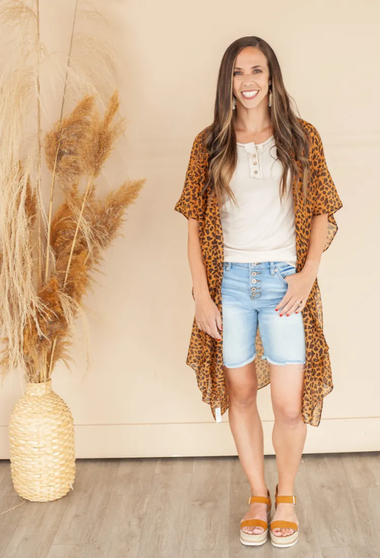 Leopard Kimono