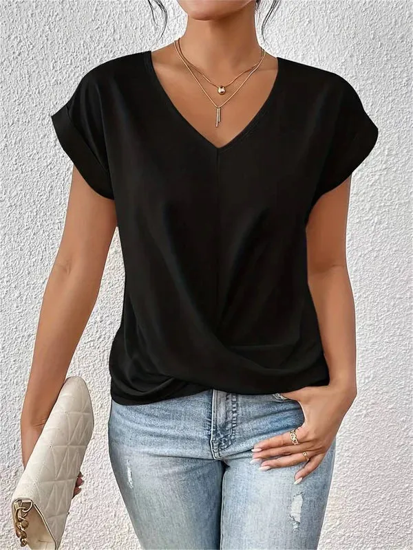 Leslie - Women's short-sleeved casual T-shirt