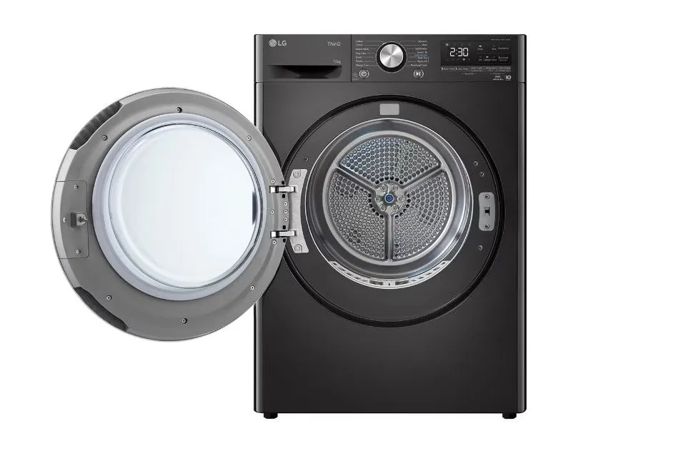 LG 10kg Dual Inverter Heat Pump Dryer in Black Finish  RH10V9ZV2W.BPBQESA