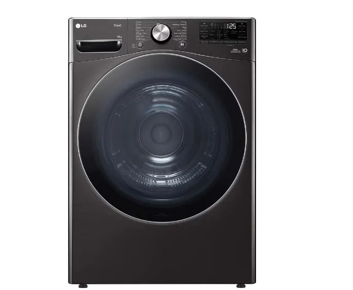 LG 18kg Dual Inverter Heat Pump Dryer in Black Finish  RH18U8JVCW.ABLQESA
