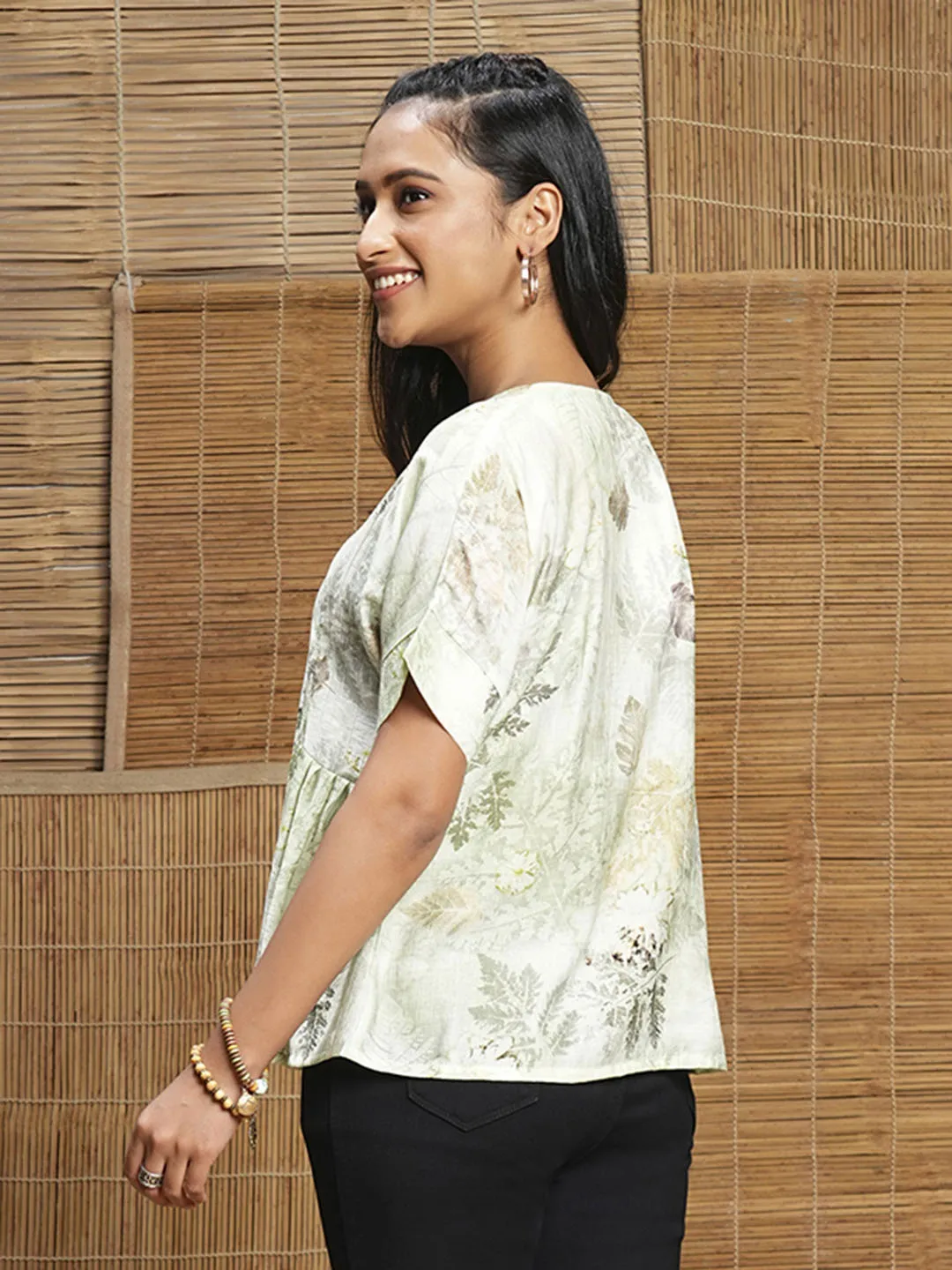 Lightgreen Tops for Women with Imported Fabric Online - Zola