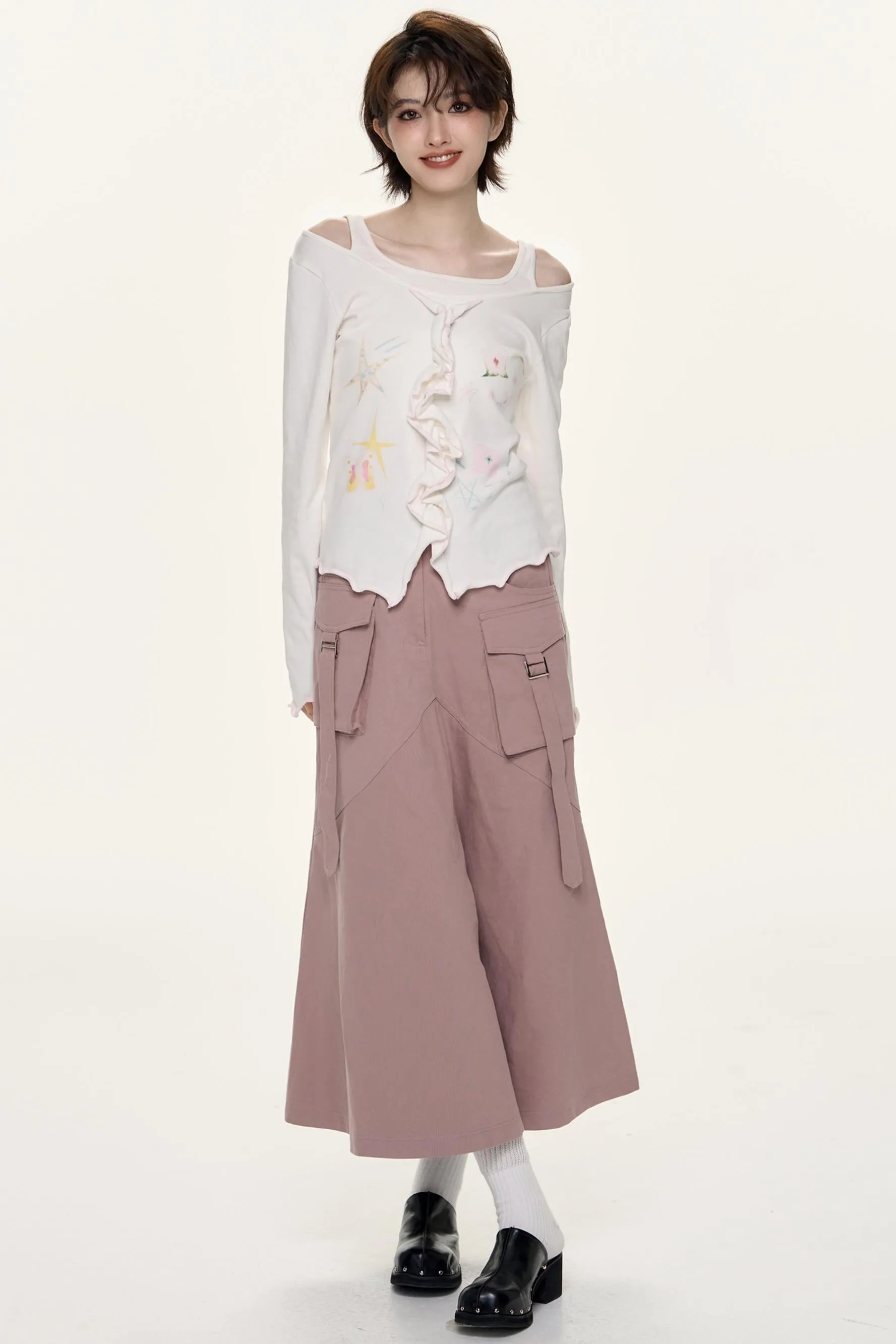 Lilac Layered Top