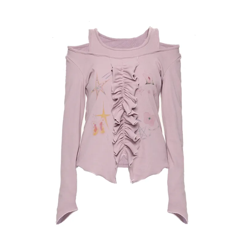Lilac Layered Top