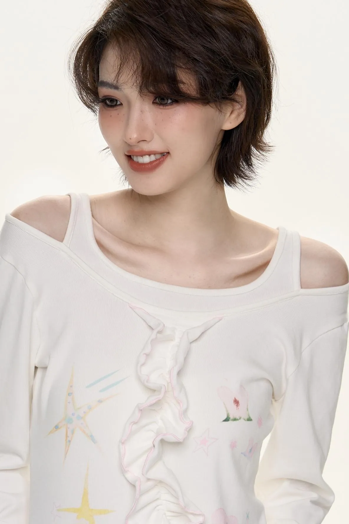 Lilac Layered Top