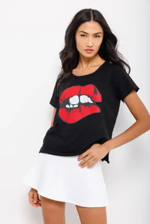 Lisa Todd Love Bites Tee Black