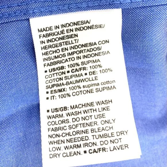 Long Sleeve Button-Down Classic Fit Blue Men's Shirt