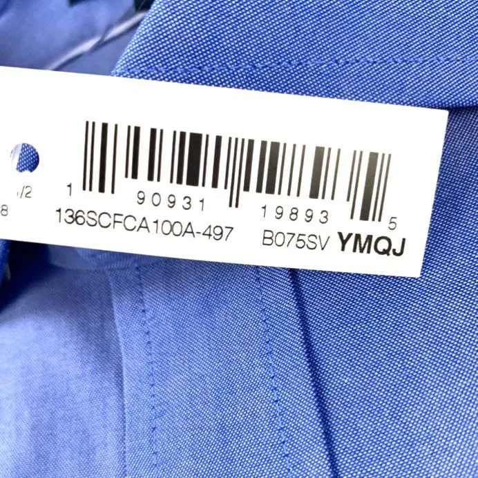 Long Sleeve Button-Down Classic Fit Blue Men's Shirt
