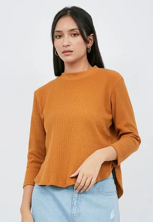 Long Sleeve Waffle T-shirt