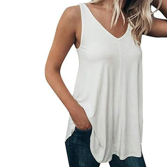 Long Vest Women's Casual Tops