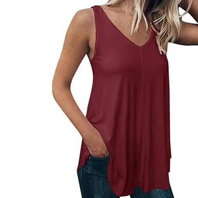 Long Vest Women's Casual Tops