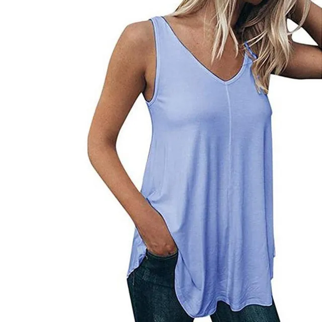 Long Vest Women's Casual Tops