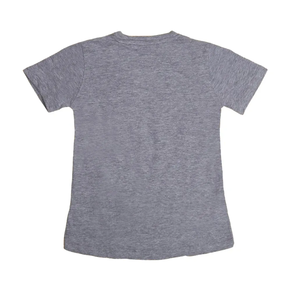 Love T-Shirt For Girls - Grey | Bachaa Party Baby Clothes Girls Tops & T-Shirts