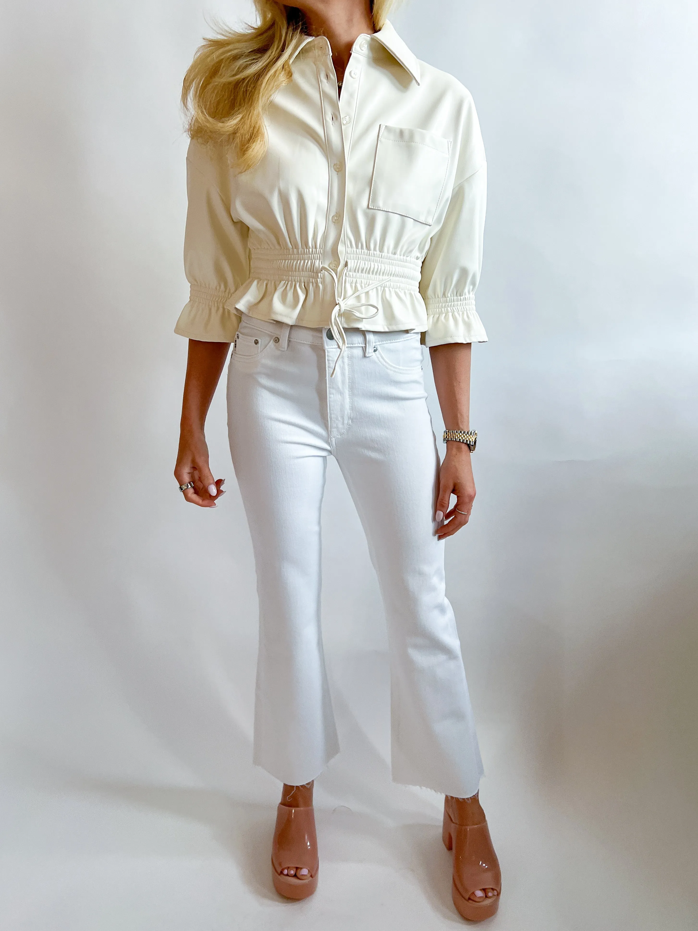 Lucille Smock Waist Top