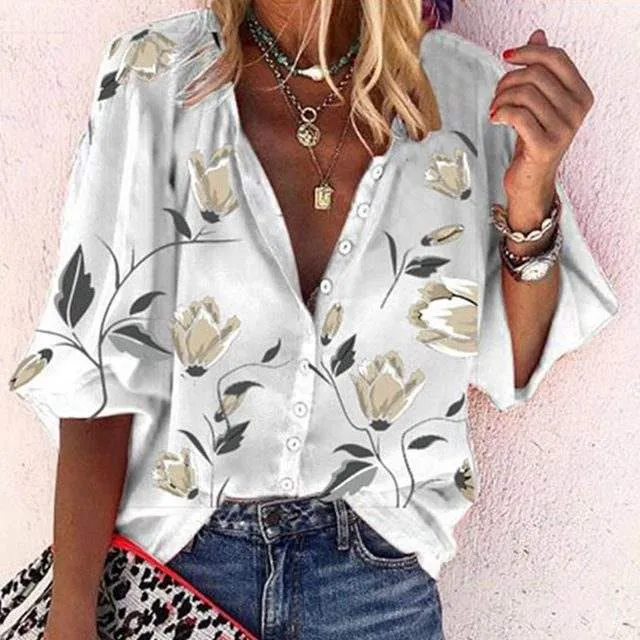 MADELINE | Lightweight Floral Print Blouse