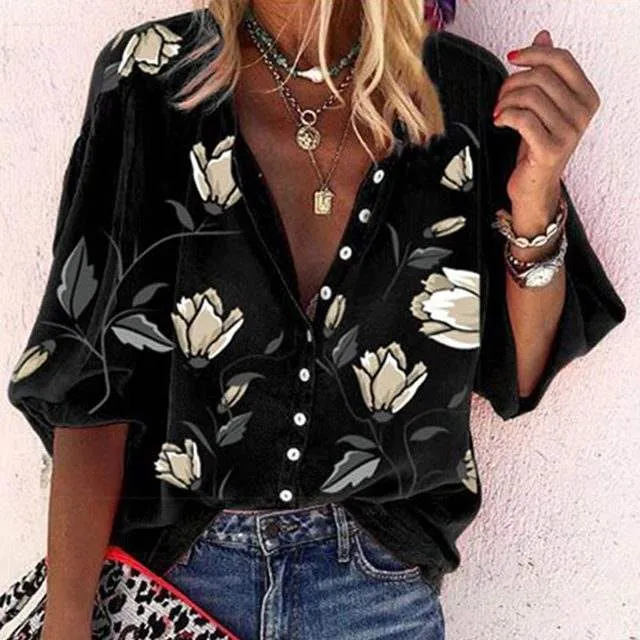 MADELINE | Lightweight Floral Print Blouse