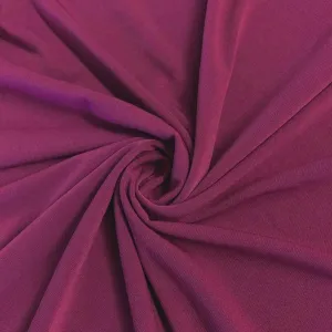 Magenta 58/59" Wide ITY Fabric Polyester Knit Jersey 2 Way Stretch Spandex Sold By The Yard.