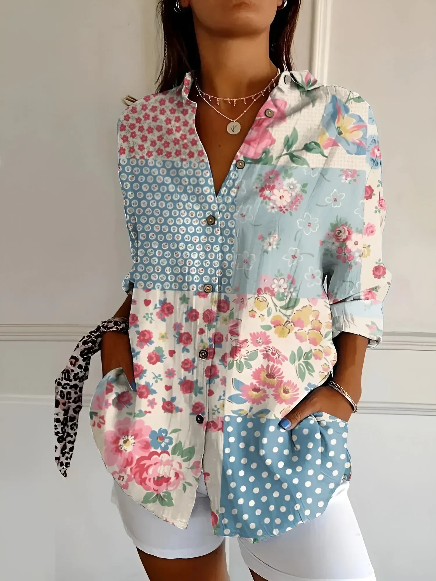 Marni Casual Elegant Floral Blouse