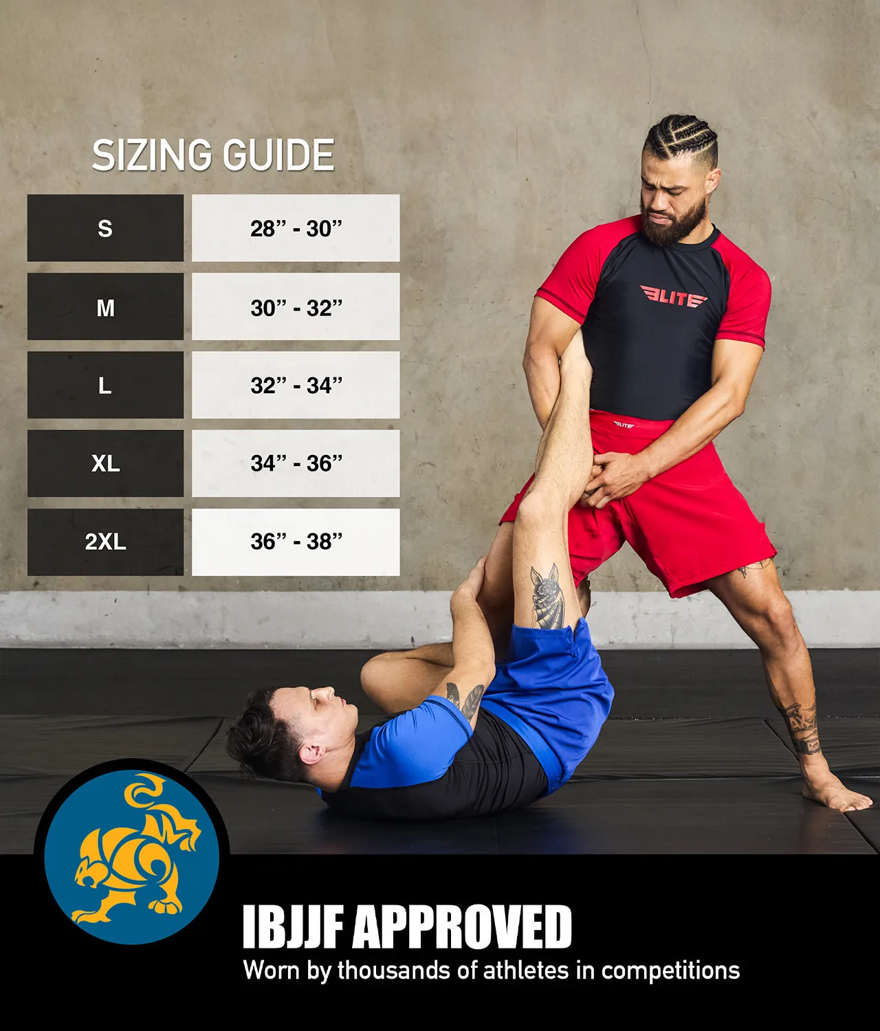 Men's Black Jack Red MMA Shorts