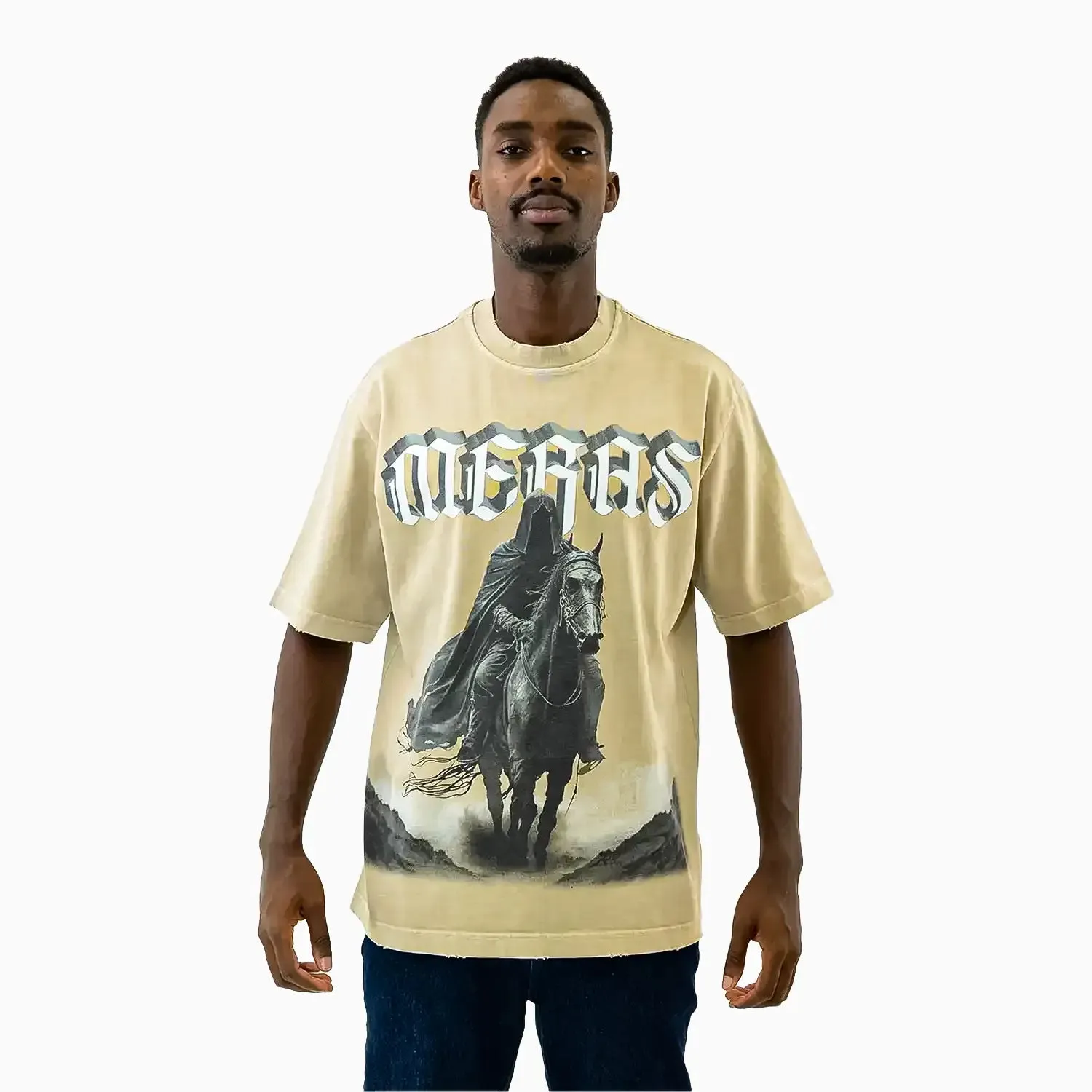 Men's Black Knight Crew Neck T-Shirt