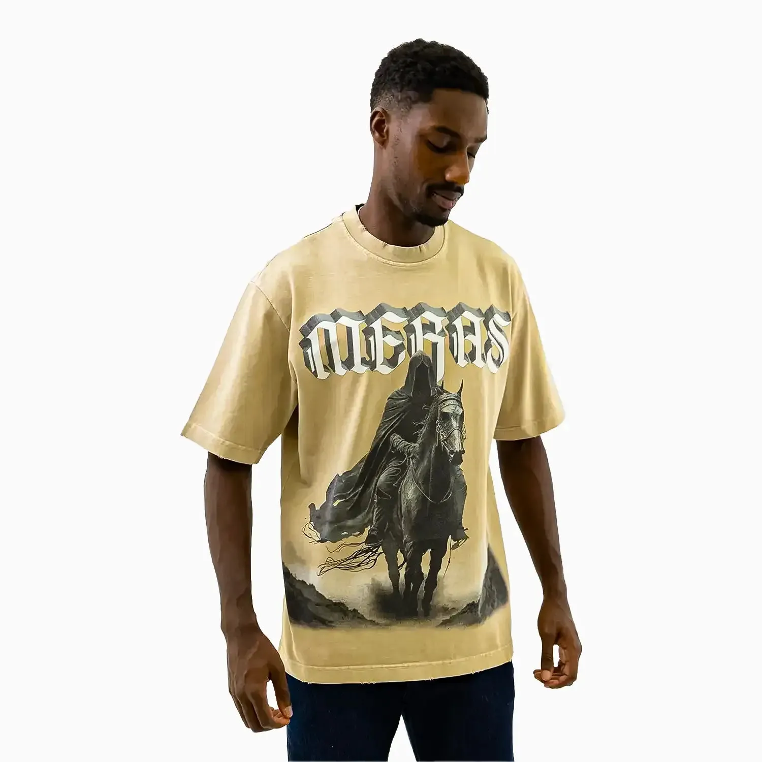 Men's Black Knight Crew Neck T-Shirt