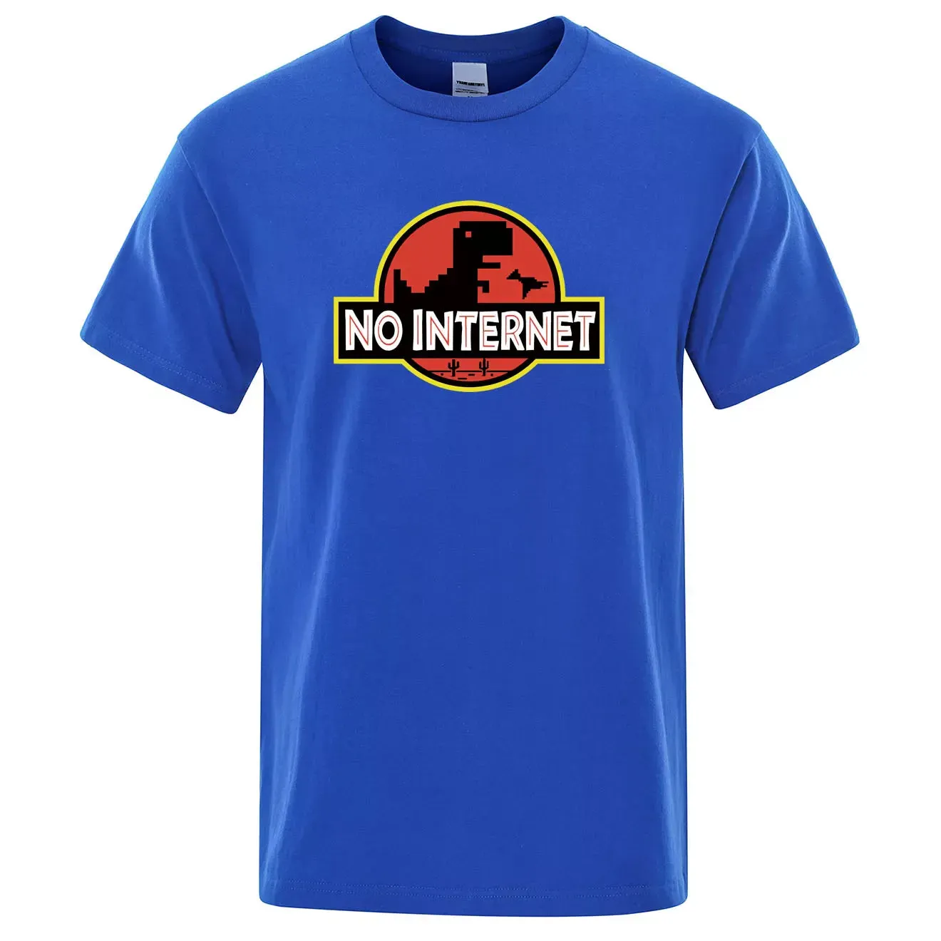 Men's Cartoon Dinosaur Printed T-Shirt