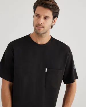 Men's Crewneck Scrub Shirt | Jersey Milano