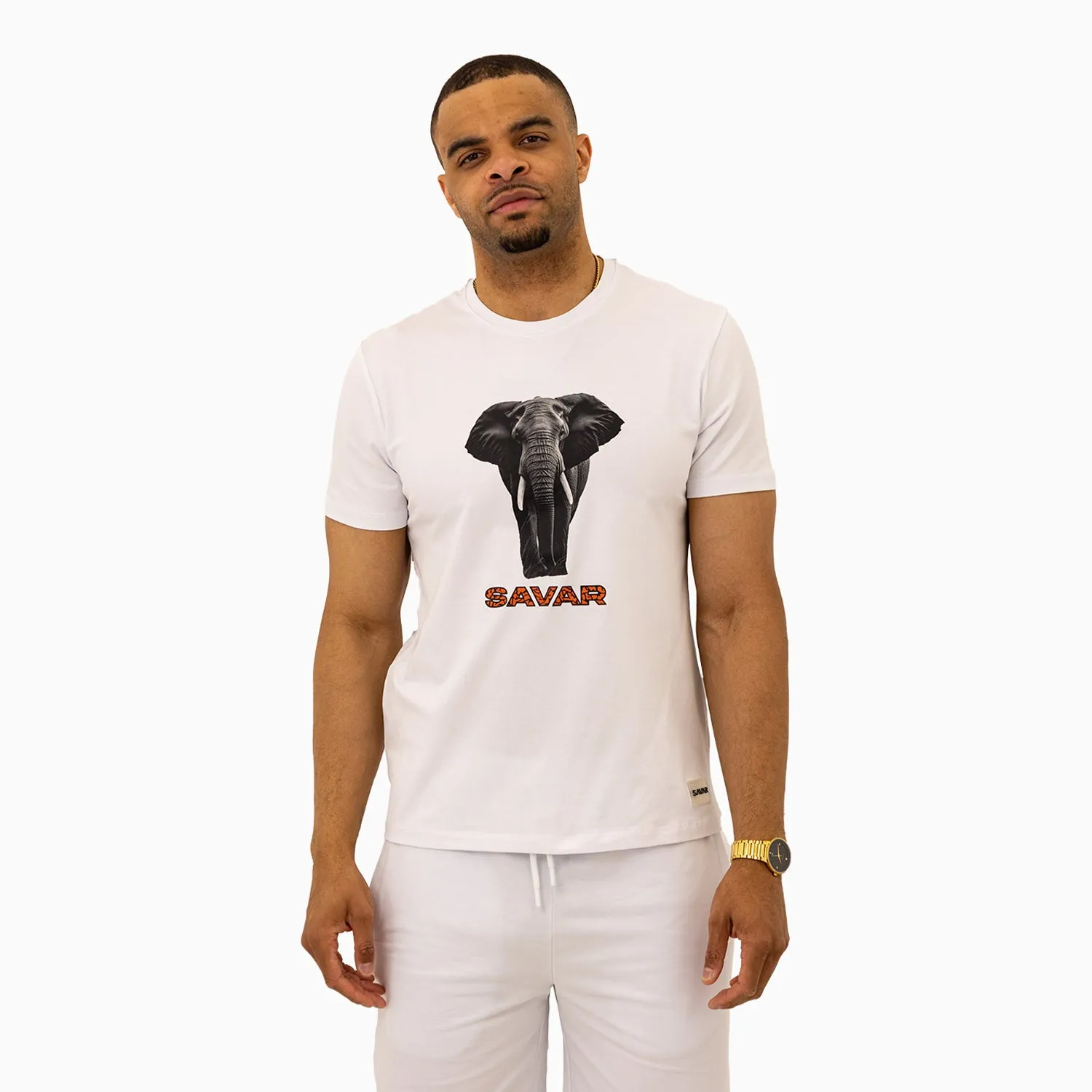 Men's Elephant Logo Short Sleeve T-Shirt