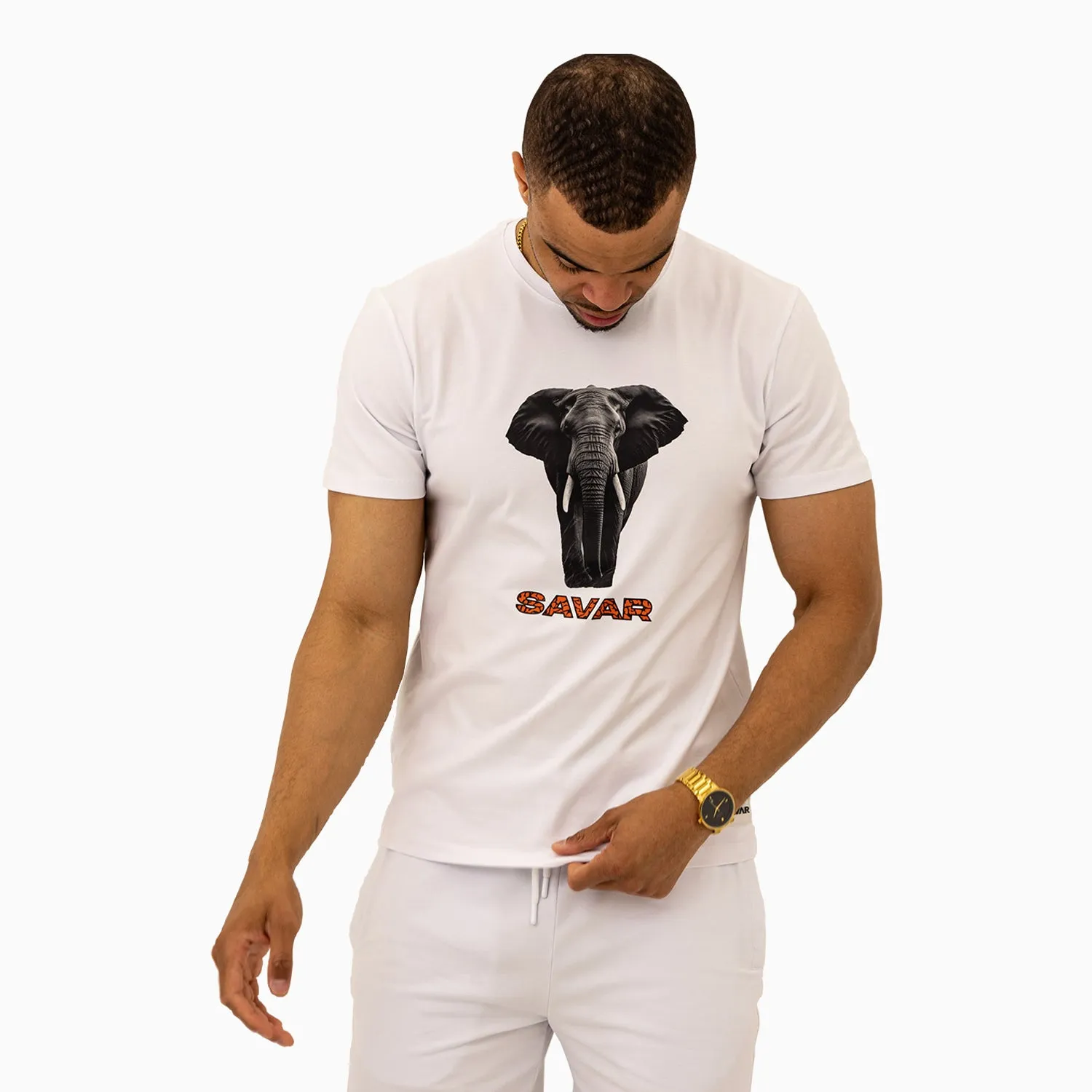 Men's Elephant Logo Short Sleeve T-Shirt