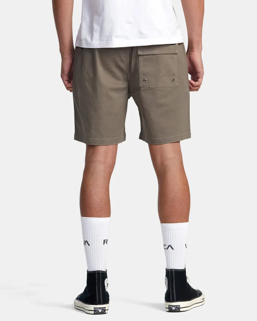 Mens Escape Elastic Waist Shorts 17"