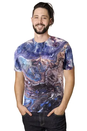 Mens Short Sleeve T-shirt- Nature Inspired Performance Clothing - Atlas Mtns
