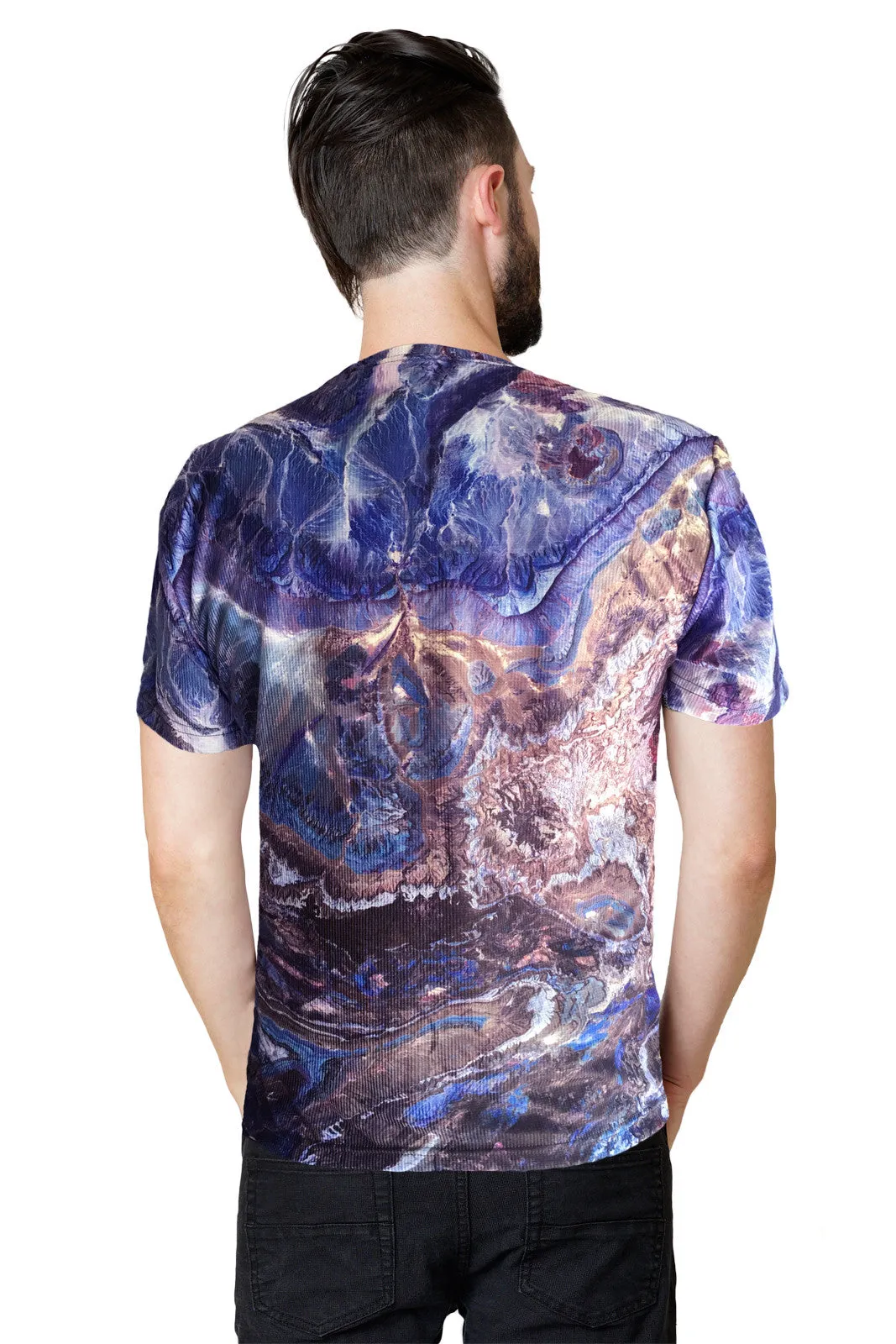 Mens Short Sleeve T-shirt- Nature Inspired Performance Clothing - Atlas Mtns