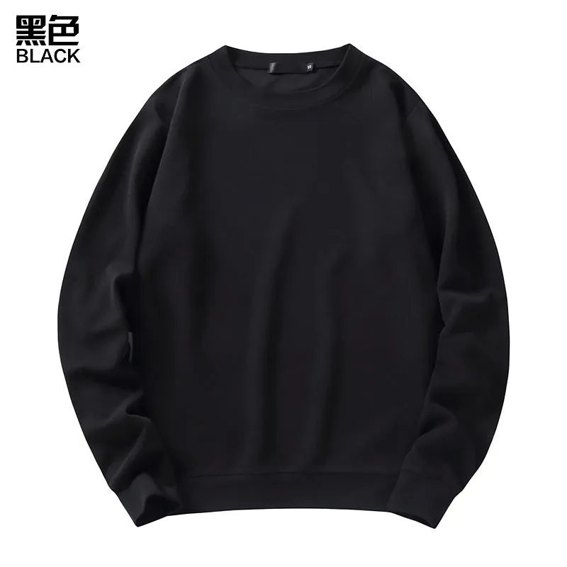 Men's Tops Round Neck Long Sleeved Sweatshirt