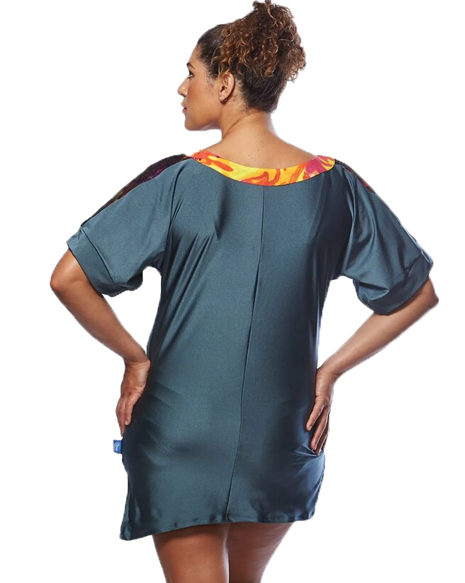 Mesh Kaftan - Blue