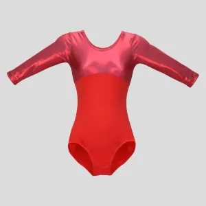 Metallic Cool Peach Leotard