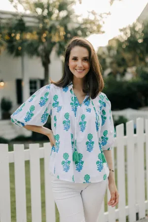 MIDDLETON BLOUSE by VICTORIA DUNN -  CAPRI