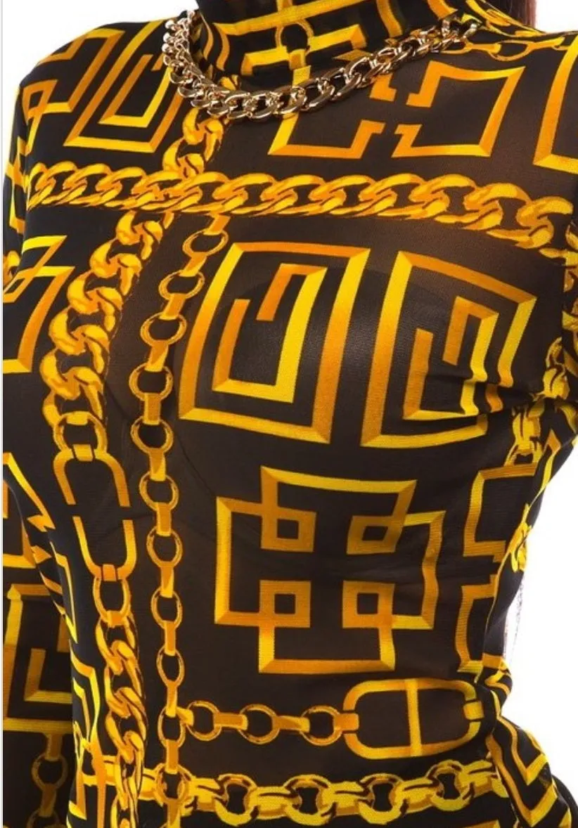 Milan Print Top