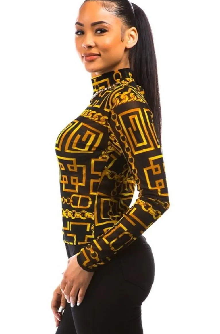 Milan Print Top