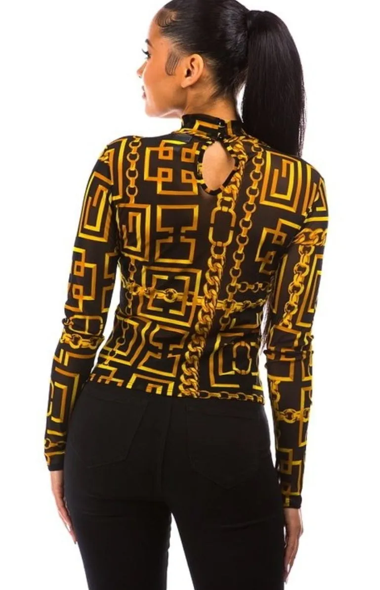 Milan Print Top