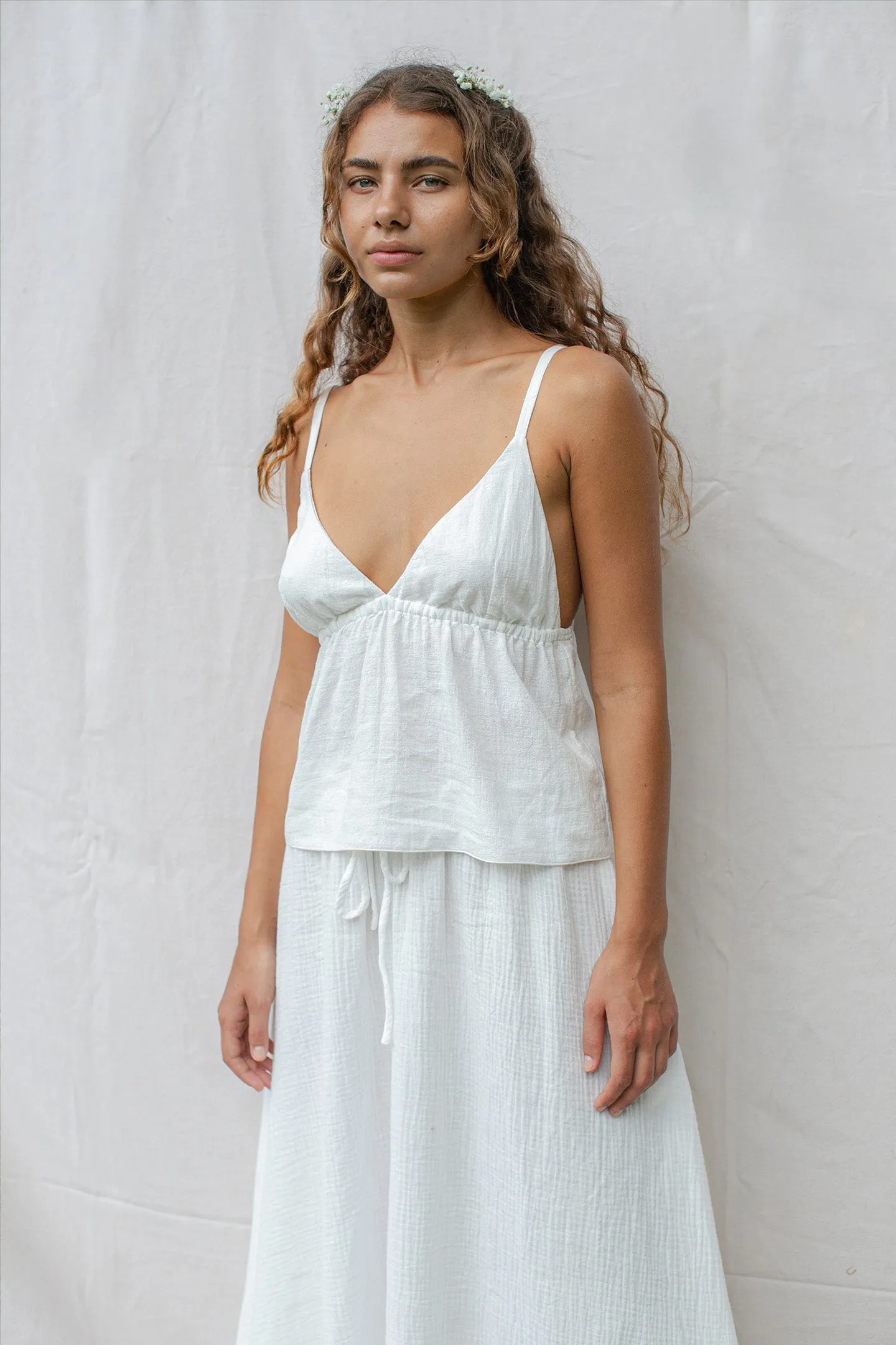 Mökki Halter Top Off White