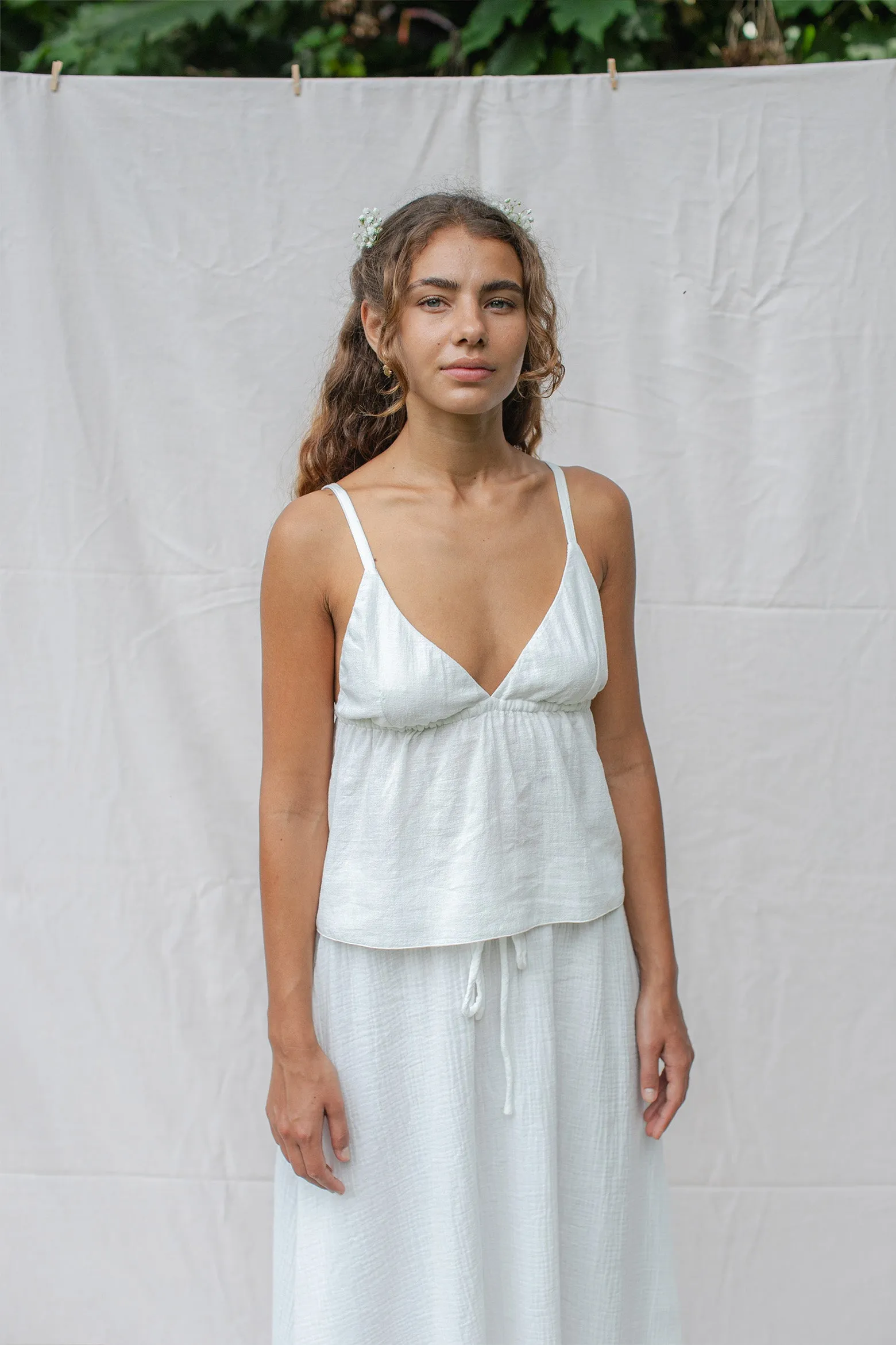 Mökki Halter Top Off White